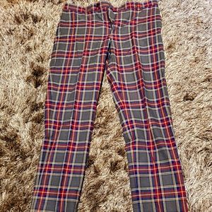 Plaid trousers